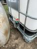 Poly tank in steel crib - 2