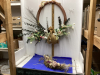 LARIAT WREATH W/DRIED FLOWERS