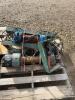 Two electric winches