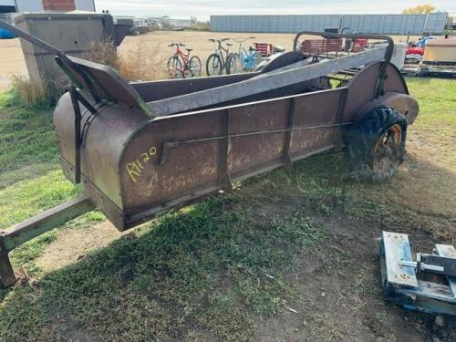 John Deere model H manure spreader