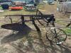 Steel wheel single bottom plough
