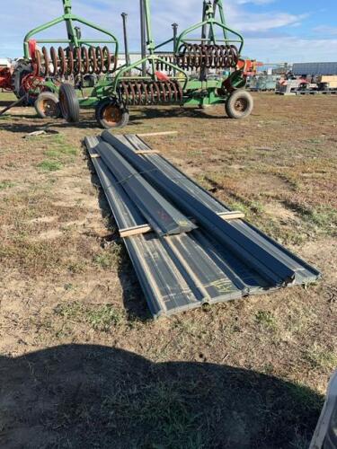 24 sheets of used steel / ridge cap and corners