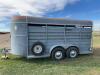 16 foot Sandhills Bumper Pull stock trailer - 2