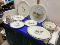 HYCROFT CHINA DISHES. BIRD THEMED