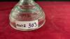 CLEAR GLASS KEROSENE LAMP - 2