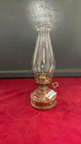 SMALL KEROSENE LAMP - GLASS BASE