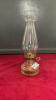 SMALL KEROSENE LAMP - GLASS BASE