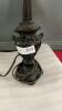 SMALL TABLE LAMP - RESIN BASE W/ SHADE - 2
