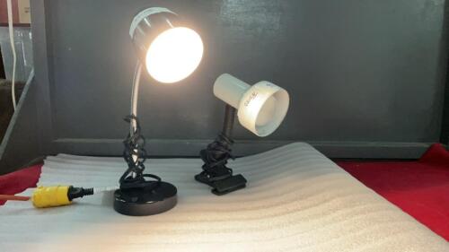 (2) DESK LAMPS