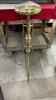 BRASS LOOK PLANT STAND - LIGHT WEIGHT - 2