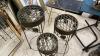 SET OF 3 NESTING METAL PLANT STANDS - 2
