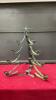 METAL CHRISTMASS TREE SHAPE CANDLE HOLDER