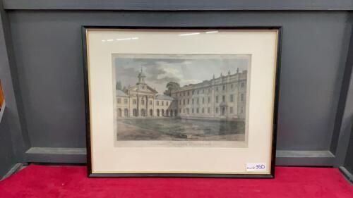 CAMBRIDGE UNIVERSITY FRAMED PICTURE