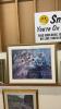 LARGE FLORAL PICTURE IN DECORATIVE FRAME