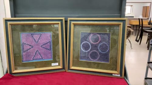 (2) CIRCLES/PYRAMIDS & CRYTOGRAPH PICTURES
