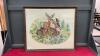 CROSS STITCH PICTURE IN WOOD FRAME