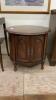 ROUND STORAGE END TABLE