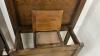 ANTIQUE ENTRYWAY STAND W/ 4 SETS OF HOOKS - 4