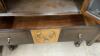 ANTIQUE CHINA CABINET ON CASTORS - 4