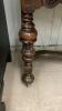 ANTIQUE CHINA CABINET ON CASTORS - 5