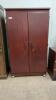 ARMOIR/PANTRY CABINET ON CASTORS