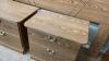 DOUBLE HEADBOARD AND (2) END TABLES - 3