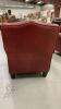DEEP RED LEATHER CHAIR - 4