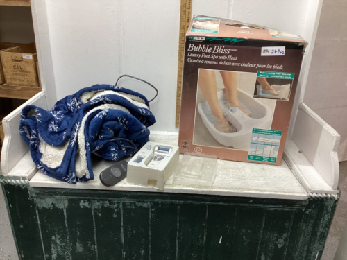 ELECTRIC BLANKET + FOOT TOOL + FOOT SPA