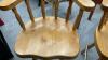 (2) BAR HEIGHT WOODEN SWIVEL STOOLS - 5
