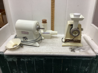 OSTER FOOD GRINDER + CHAMPION JUICER