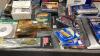 BOX W/ PART OF A FORD CONSOLE, FORD SIGN, DALE EARNHARDT SIGN, FORD LOGO, LIGHTS - 2