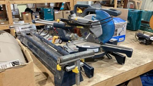 MASTERCRAFT 10&rdquo; SLIDING COMPOUND MITRE SAW WITH STAND