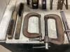 SHOP BOX W/ PRY BARS, BOX CUTTERS, CLAMPS, LEVELS & MISCELLANEOUS - 2