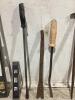 SHOP BOX W/ PRY BARS, BOX CUTTERS, CLAMPS, LEVELS & MISCELLANEOUS - 5