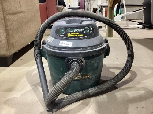 SHOP VAC BLOWER 5 GALLONS