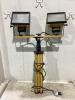 DOUBLE PORTABLE WORKLIGHT TRI-POD STAND