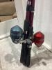 (3) FISHING RODS BUNDLED - 8