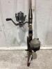 (2) FISHING RODS BUNDLED - 2