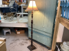 STAND LAMP W/FRINGED SHADE