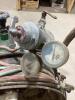 2-WHEEL DOLLY W/ OXY ACETYLENE HOSE & TANKS - 6