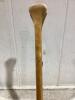 (2) WOODEN PADDLES - 4