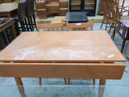 Drop-leaf Pantry Table and 2 Chairs