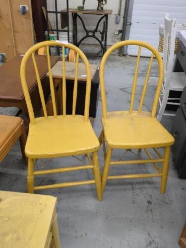 Wooden Spindle Chairs