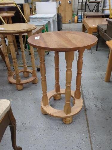 Round side table