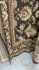 ANSLEY CHOCOLATE/CREAM AREA RUG - FLORAL PATTERN - 2