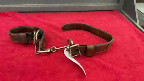SET OF LEATHER HOBBLES