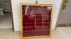 WOOD FRAME DISLAY CASE