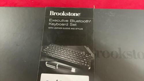 BROOKSTONE BLUETOOTH KEYBOARD SET