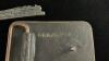 (2) BELT BUCKLES & (2) PLAYERS TOBACCO TINS, TRAIN KEY CHAIN - 4