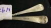 (2) SILVER SERVING SPOONS - 2